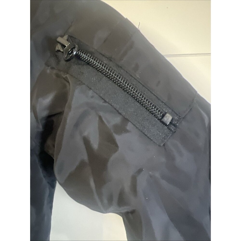 Cotton On Kids Black Unisex Bomber Style Puffy Jacket - Size 1-2Yrs - Picture 6 of 10